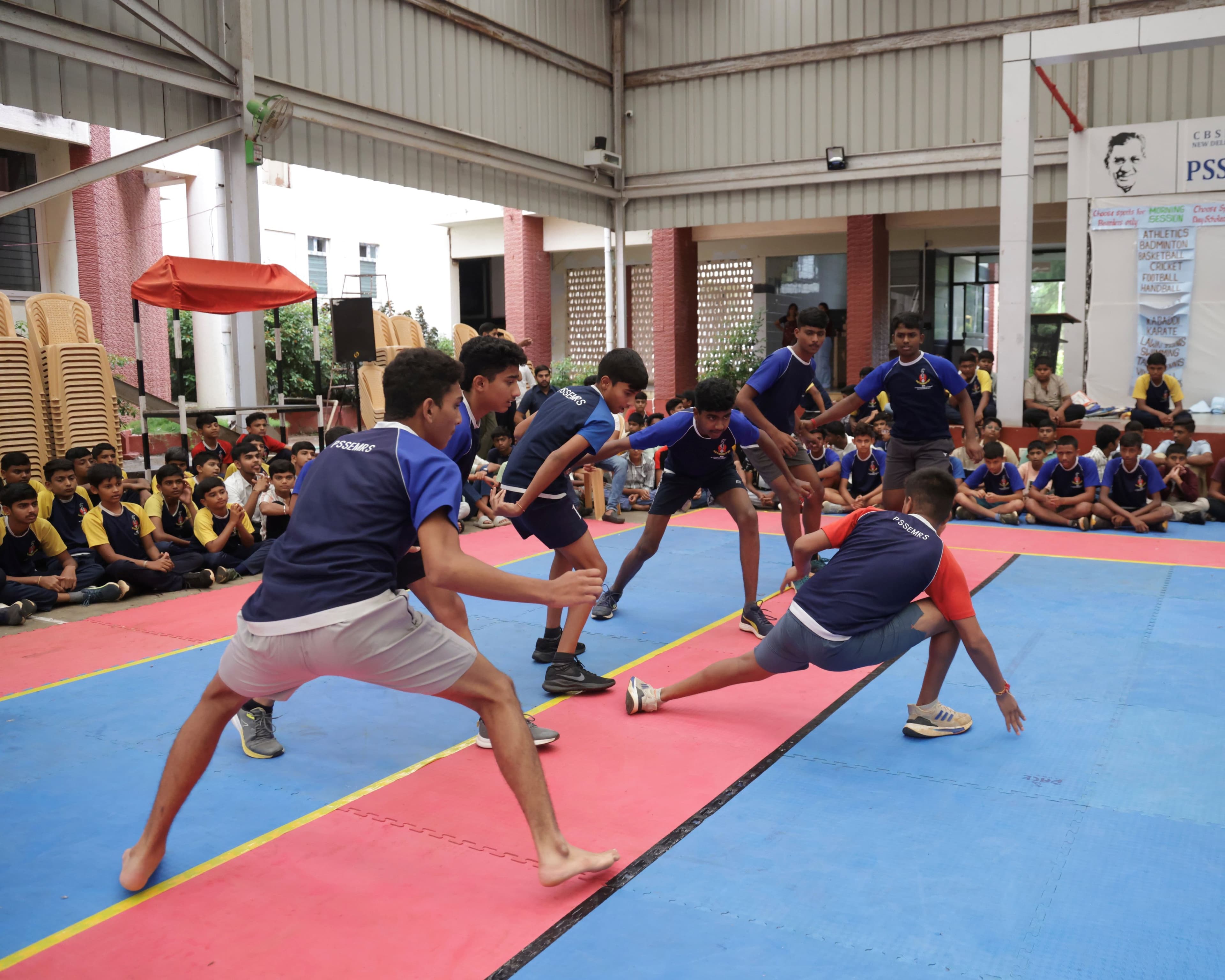 Kabaddi facility at school