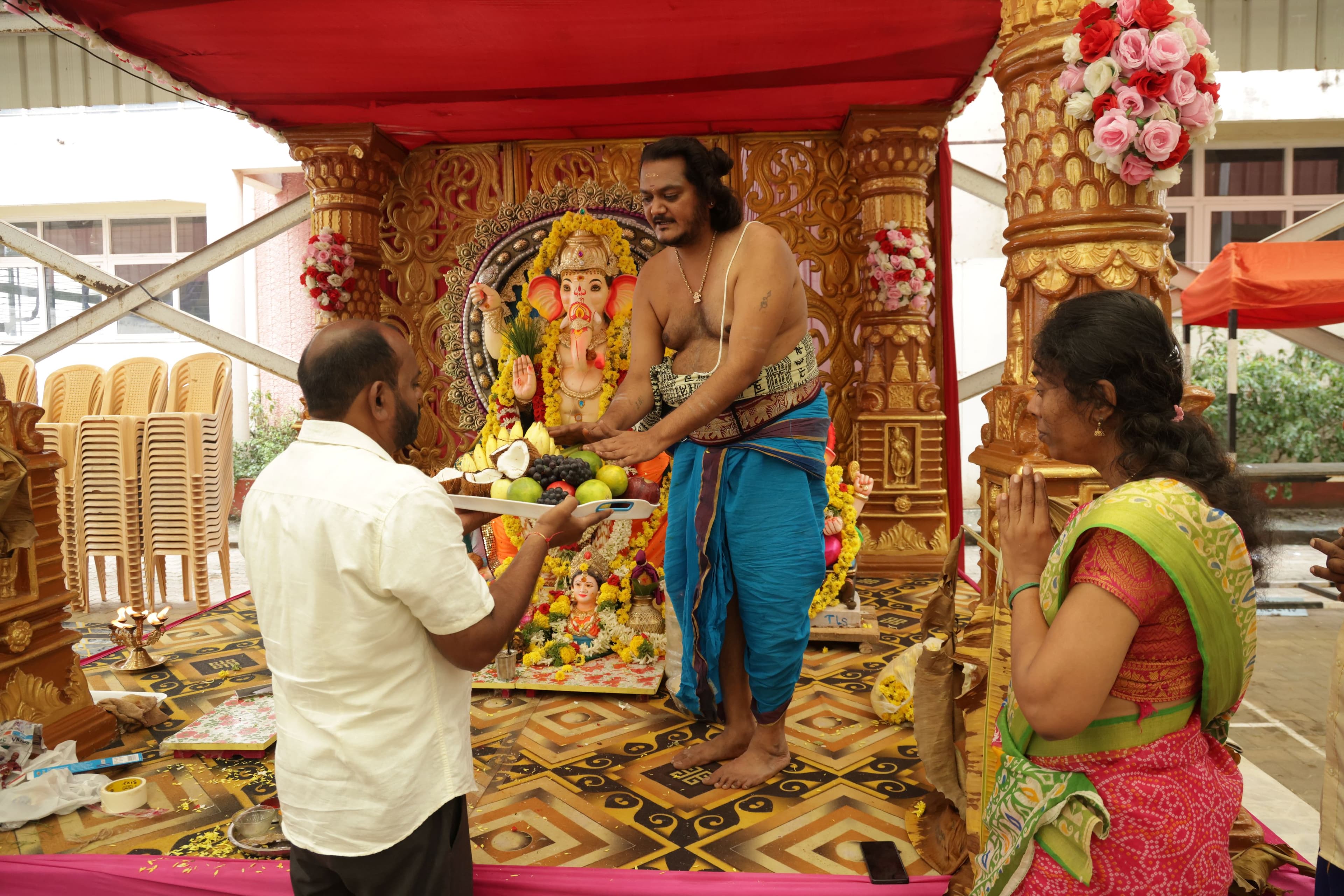Celebration of Ganesh Chaturthi at campus