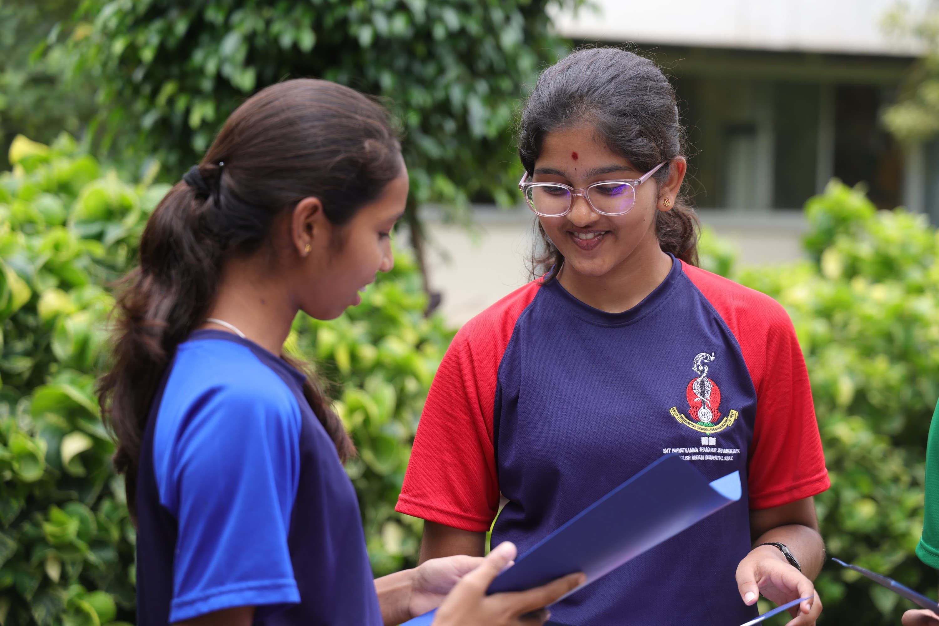 Boarders studying together during evening prep